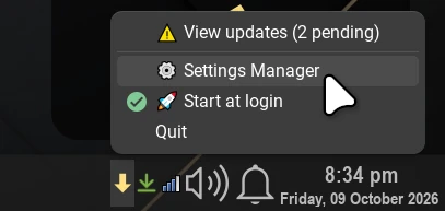 Lives quietly in your system tray